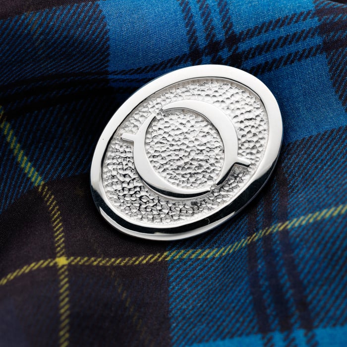 Silver Q Brooch image